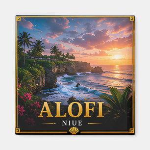 📍 Alofi Niue Reise Souvenir Insel Besucher 🌴 Magnet