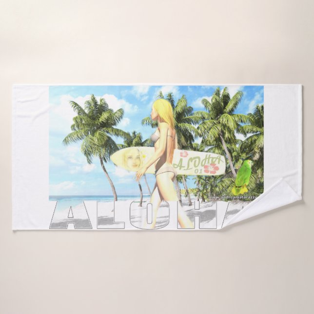 Aloha 01 badhandtuch set (Badehandtuch)