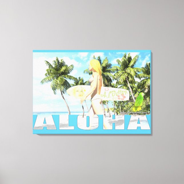 Aloha 01 leinwanddruck (Vorderseite)