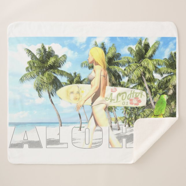 Aloha 01 sherpadecke (Vorderseite (Horizontal))