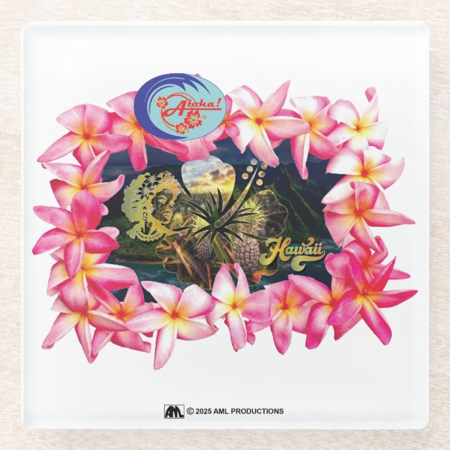 ALOHA 2 7 VERSION 2 GLASUNTERSETZER (Vorderseite)