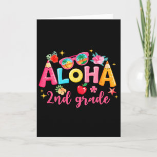 Aloha 2. Klasse Sommerferien Strand Lehrer Schule Karte