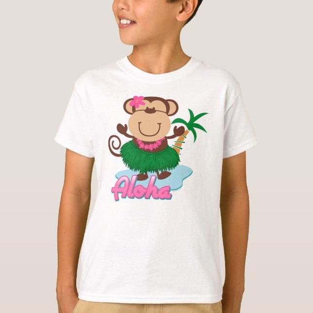 Aloha Affe-Shirt T-Shirt (Vorderseite)