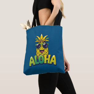Aloha Ananas Aquamarin Schultertasche