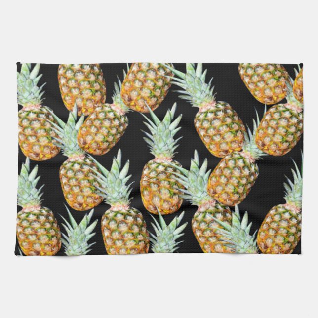 Aloha-Ananas Geschirrtuch (Horizontal)