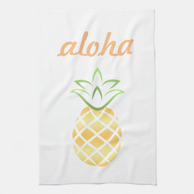 Aloha Ananas-Geschirrtuch Geschirrtuch (Vertikal)