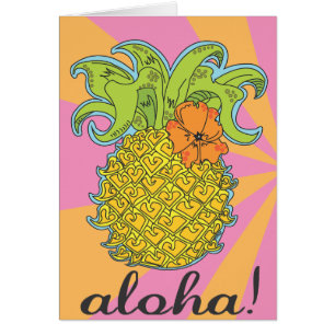 Aloha Ananas-Karte