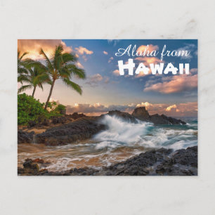 Aloha aus Hawaii Postkarte