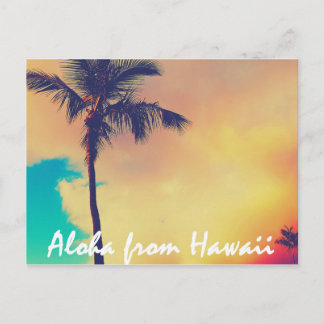 Aloha aus Hawaii Postkarte