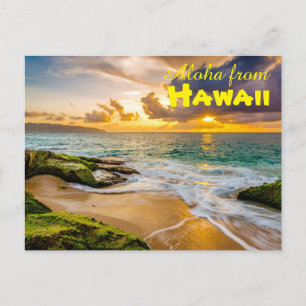 Aloha aus Hawaii Postkarte