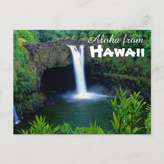 Aloha aus Hawaii Postkarte (Vorderseite)