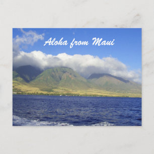 Aloha aus Maui Hawaii Postkarte