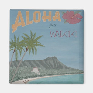 ALOHA aus WAIKIKI Magnet