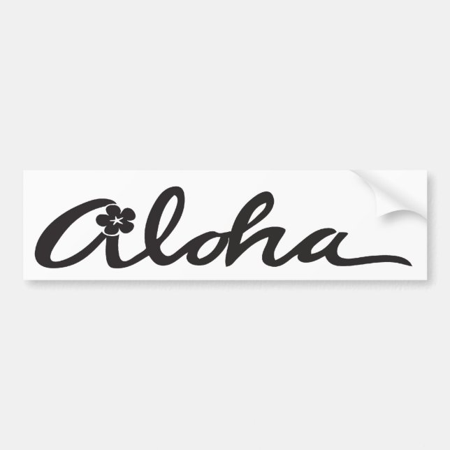 Aloha Autoaufkleber (Vorne)