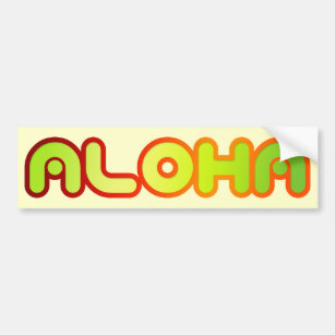 Aloha Autoaufkleber