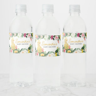 Aloha Baby Ananas-Baby-Party Wasserflaschenetikett