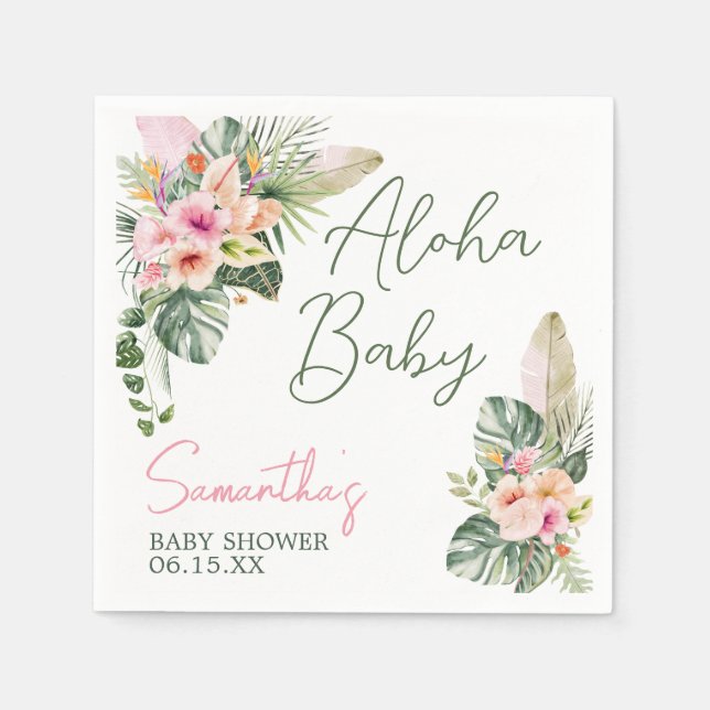 Aloha Baby Dusche Serviette (Vorderseite)