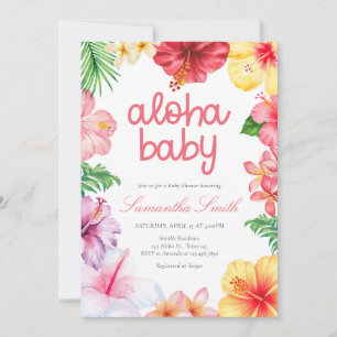 Aloha-Baby-Party-Einladung Einladung