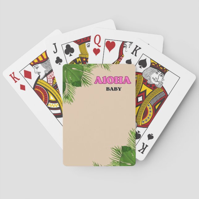 Aloha Baby Play Cards Spielkarten (Rückseite)