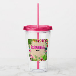 Aloha Baby Showdusche Akrylic Tumbler Acryltrinkbecher
