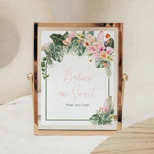 Aloha Baby Shower Babies sind süß Poster