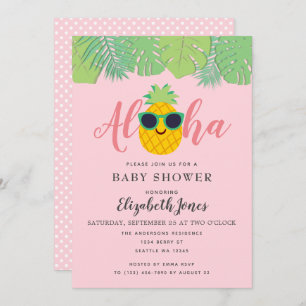 Aloha Baby Shower Einladung