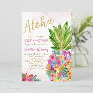 Aloha Baby Shower Einladung