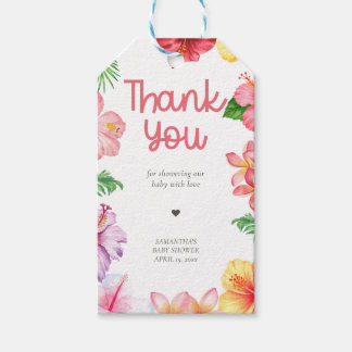 Aloha-Baby-Shower-Geschenkanhänger Geschenkanhänger