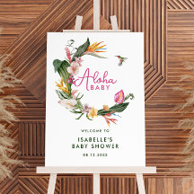 Aloha Baby Tropical Wreath Baby Dusche Begrüßung