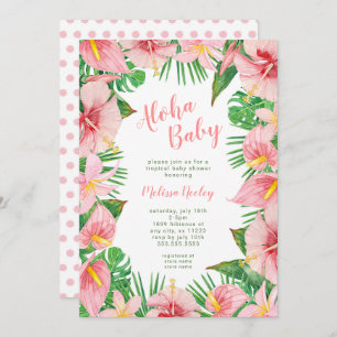Aloha Baby, tropische Babypartyeinladung Einladung