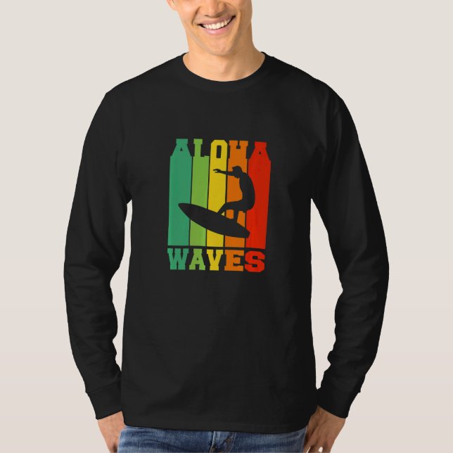 Aloha Beach Hawaii Surfbeach Surf T-Shirt (Vorderseite)