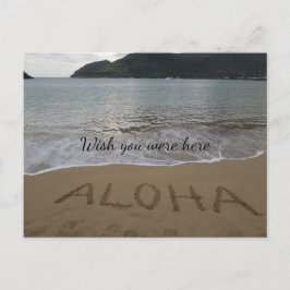 Aloha Beach Kauai Hawaii Ocean Postkarte