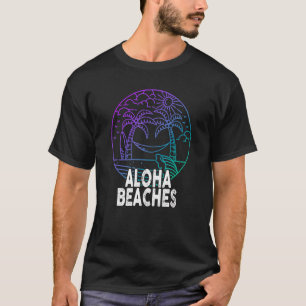 Aloha Beach Tropical Hawaiian Summer Island Vaca T-Shirt