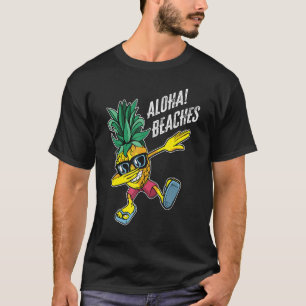 Aloha Beach Tropical Hawaiian Summer Island Vaca T-Shirt