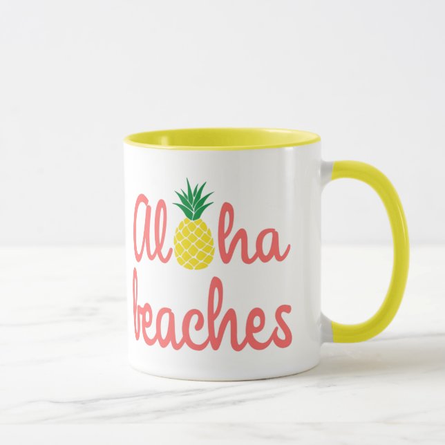 Aloha Beaches 11 oz Combo Tasse (Rechts)