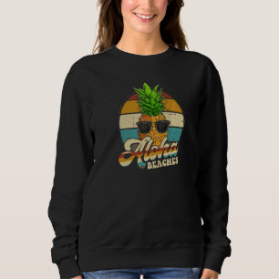 Aloha Beaches Ananas Sonnenbrille Aloha Hawaii Ha Sweatshirt