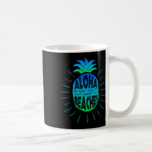 Aloha Beaches Hawaii Beach Sommerurlaub Männer Wom Kaffeetasse