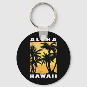 Aloha Beaches Hawaii Palm Beach Urlaub Vintag S Schlüsselanhänger