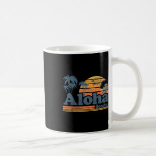 Aloha Beaches Hawaii Vintag Beach Surfing Retro H Kaffeetasse