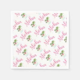 Aloha Beaches Hawaiian Style Party Cool Serviette