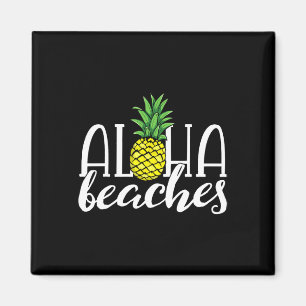 Aloha Beaches Hawaiianischer Junggeselinnen-Abschi Magnet