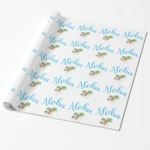 Aloha Beaches Hawaiianischer Sommer Geschenkpapier