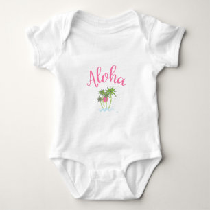 Aloha-Beaches Hawaiianischer Urlaub Cool Baby Strampler