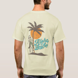 Aloha Beaches Hula Girl Hawaii Hawaii Retro T-Shirt