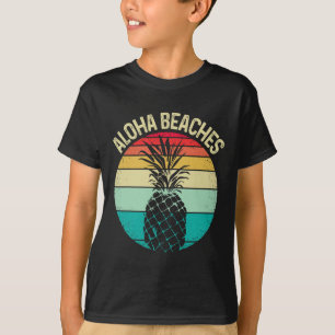 Aloha Beaches Retro Vintag Sunset Aloha Beach T-Shirt