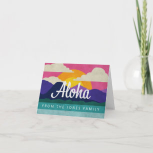 Aloha - Benutzerdefinierte Note Card Karte