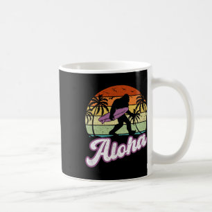 Aloha Bigfoot mit Surfboard Sasquatch in Hawa Kaffeetasse