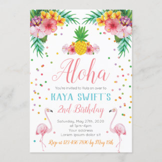 Aloha Birthday Einladung