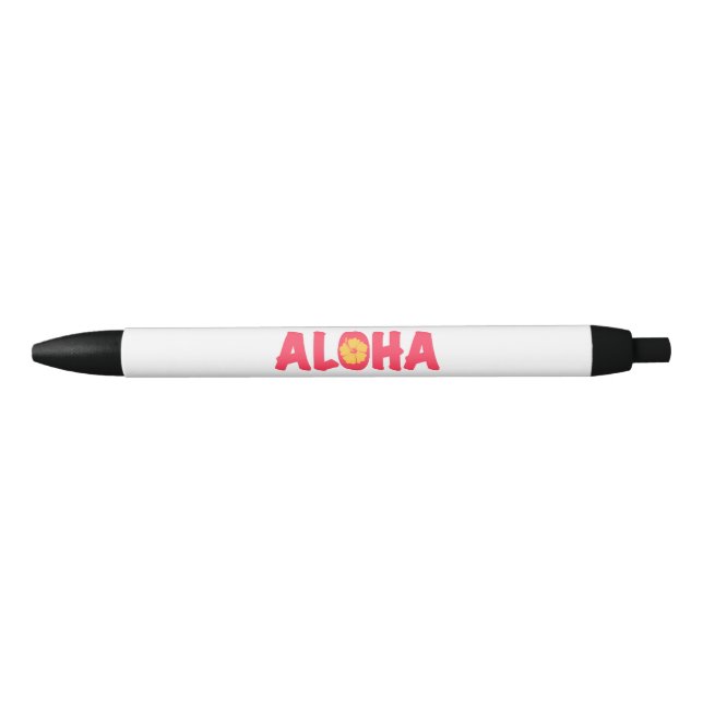 Aloha Black Ink Pen Kugelschreiber (Vorderseite)