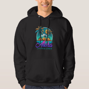 Aloha Blauer Ozean Tropischer Strand Insel Honolul Hoodie